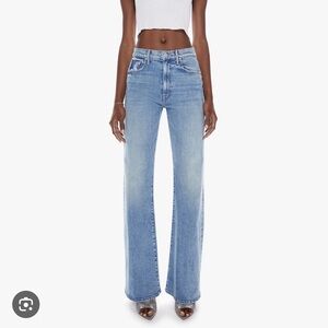 MOTHER Lasso left in the dust Light Blue Flare & Wide Leg Jeans